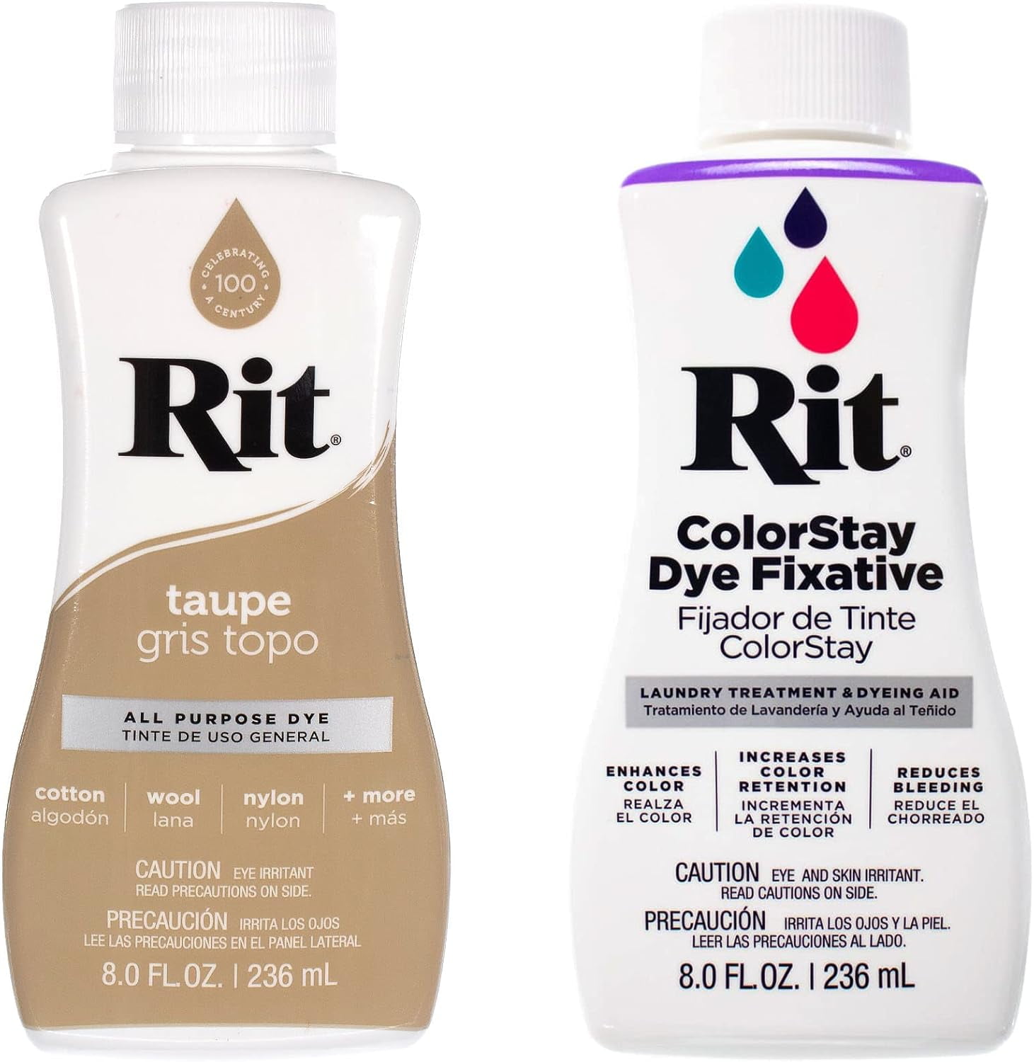 RIT Dye Wide Selection of Colors with Color Fixative - Walmart.com