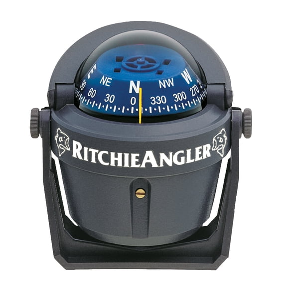 RITCHIE COMPASSES RA-91 Compass, Bracket Mount, 2.75" Dial, Grey