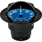 RITCHIE COMPASSES SS-5000-12 Compass, Flush Mount, 5" Dial, Black