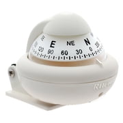 RITCHIE COMPASSES X-10W-M Compass, Bracket Mount, 2" Dial, White