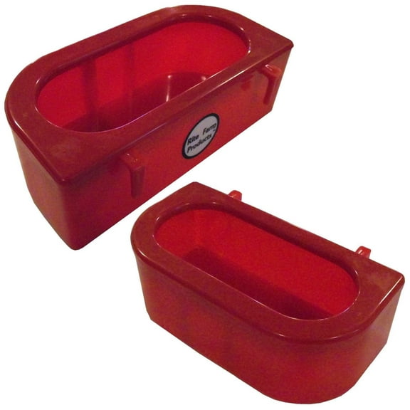 RITE FARM PRODUCTS 1 PINT CHICKEN RABBIT BIRD FEEDER WATERER TREAT CUP WIRE CAGES