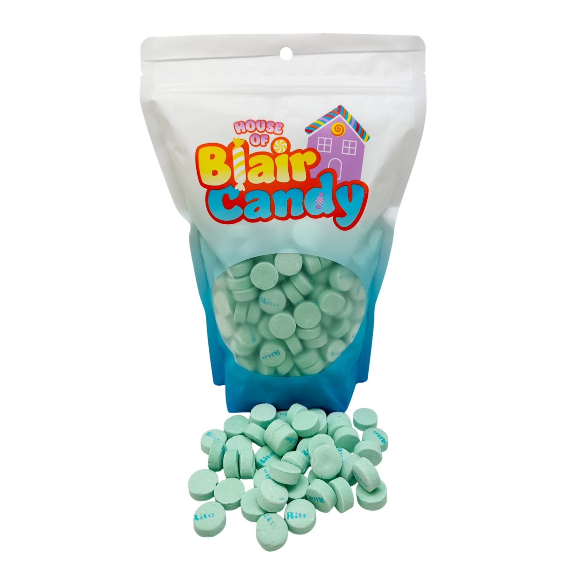 RITO Green Spearmint Mints | 2 LB Resealable Stand Up Bag | Classic ...