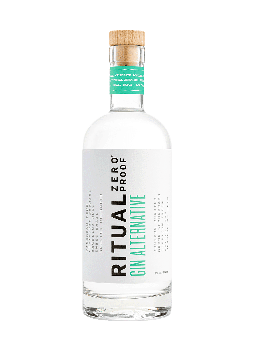 Ritual Zero Proof Gin Alternative | Award-Winning Non-Alcoholic Spirit 750ml