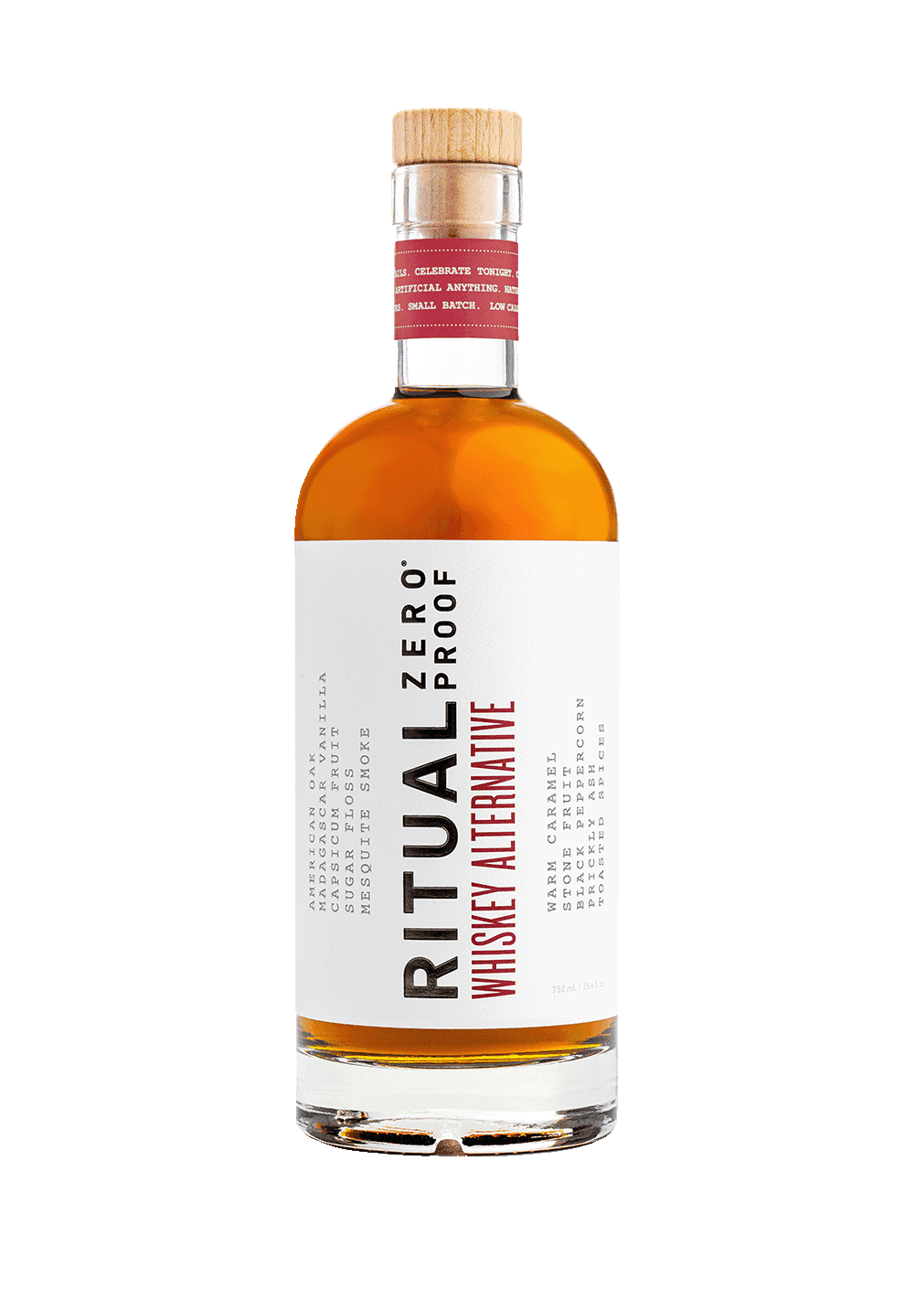 RITUAL ZERO PROOF Whiskey Alternative | Award-Winning Non-Alcoholic Spirit 750ml