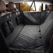 RITUALS Dog Car Seat Cover for Back Seat, 600D Waterproof Dog Hammock with Non-Slip Back, Heavy Duty Scratch Proof Pet Seat Cover for Cars, Trucks & SUVs