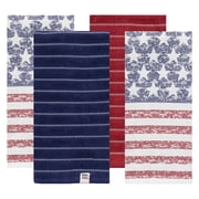 RITZ 100% Cotton Kitchen Towels, Set of 4, USA 250, American Flag