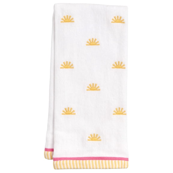 RITZ 100% Cotton Summer Hand Towels, Set of 2, Suns