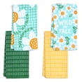 thumbnail image 1 of RITZ 100% Cotton Summer Kitchen Towels, Set of 4, Daisy Free Dish Towels Set, 1 of 6