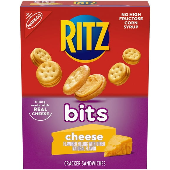 RITZ Bits Cheese Sandwich Crackers, 8.8 oz (Pack of 4)
