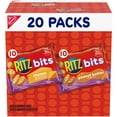 thumbnail image 1 of RITZ Bits Cheese and DPF11&nbsp;RITZ Bits Peanut Butter Sandwich Crackers Variety Pack, Lunch Snacks, 20 Snack Packs, 1 of 3