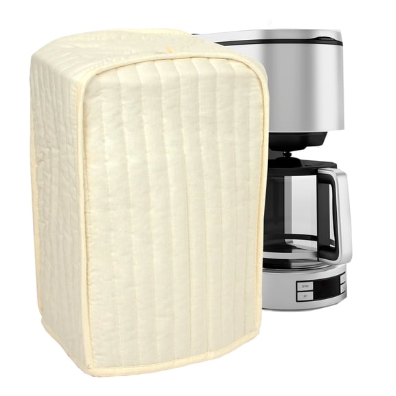 RITZ Coffeemaker Kitchen Appliance Cover (APPLIANCE NOT INCLUDED), Natural