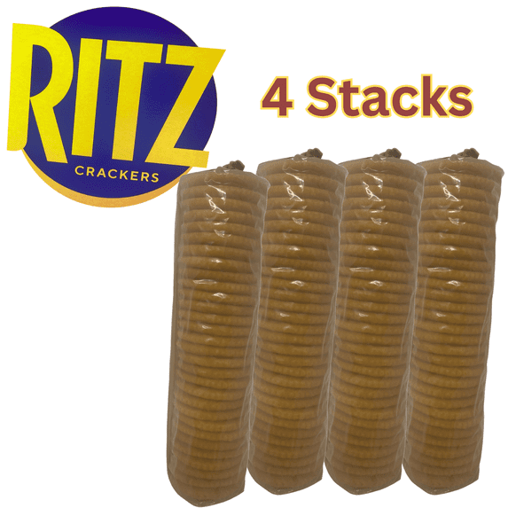 RITZ Crackers, The Original, 4 Stacks - Classic Buttery Round Snack Crackers