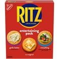thumbnail image 1 of RITZ Crackers Variety Pack with Original, Everything, and Garlic Butter Crackers, 10.3 oz - 4 Pack, 1 of 1
