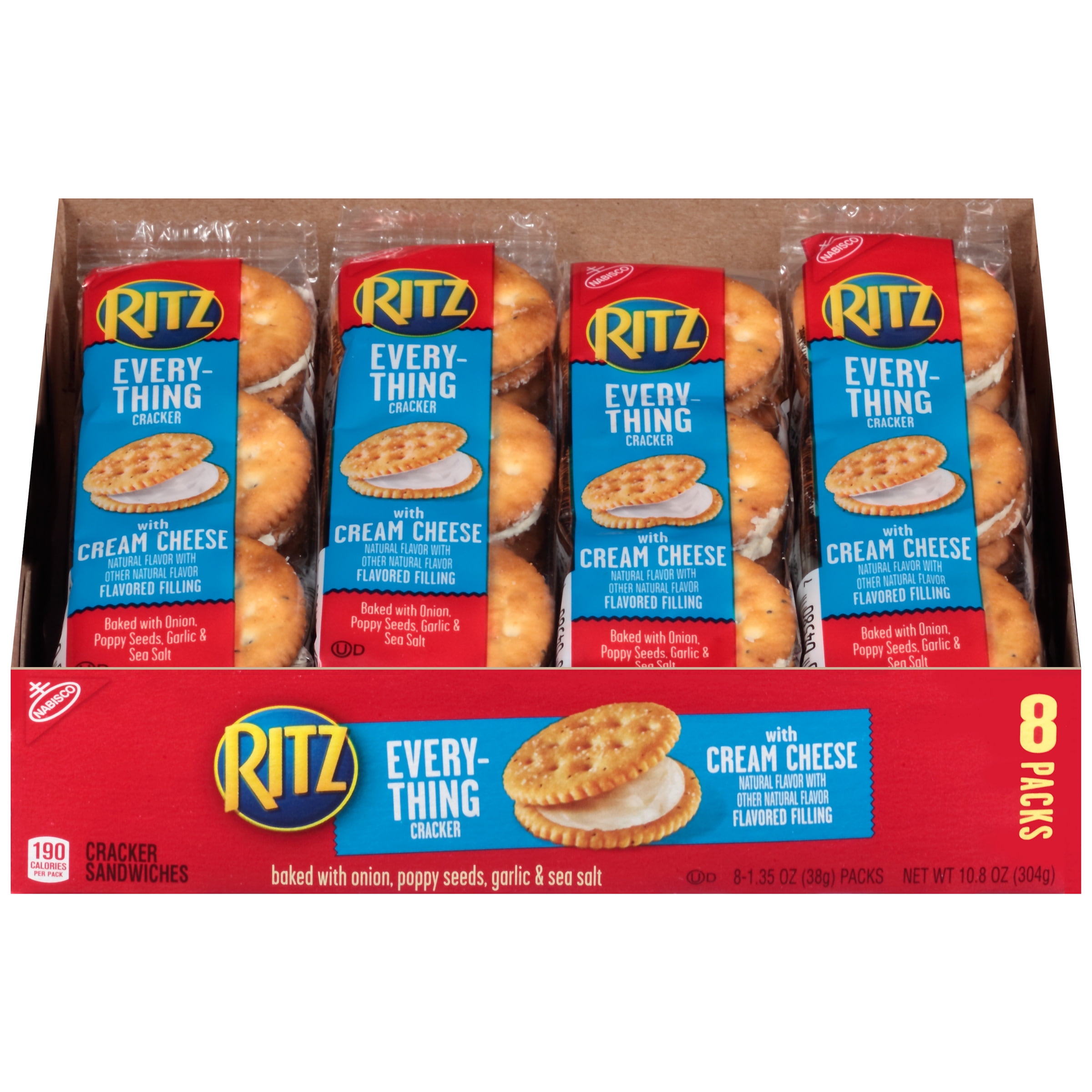 ritz cream cheese cracker sandwiches