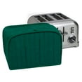 thumbnail image 1 of RITZ Four-Slice Toaster Kitchen Appliance Cover (APPLIANCE NOT INCLUDED), Dark Green, 1 of 5