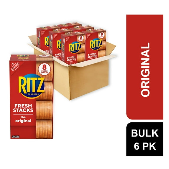 RITZ Fresh Stacks Original Crackers, 6 - 11.8 oz Boxes