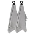 thumbnail image 1 of RITZ Hook and Hang Woven Kitchen Towel, Set of Two, Titanium, 1 of 7