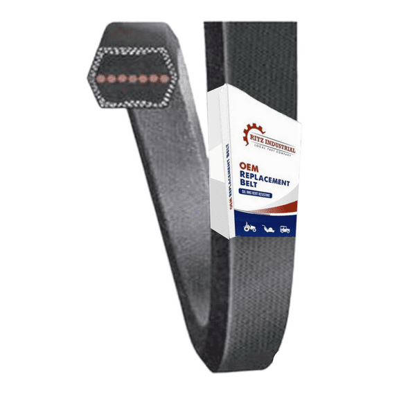 RITZ INDUSTRIAL Hamacheck OEM Replacement Belt. Replace 90954 Compatible with Hex V belt (5/8" x 123") BB120