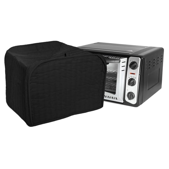 RITZ Large Toaster Kitchen Appliance Cover (APPLIANCE NOT INCLUDED), Black