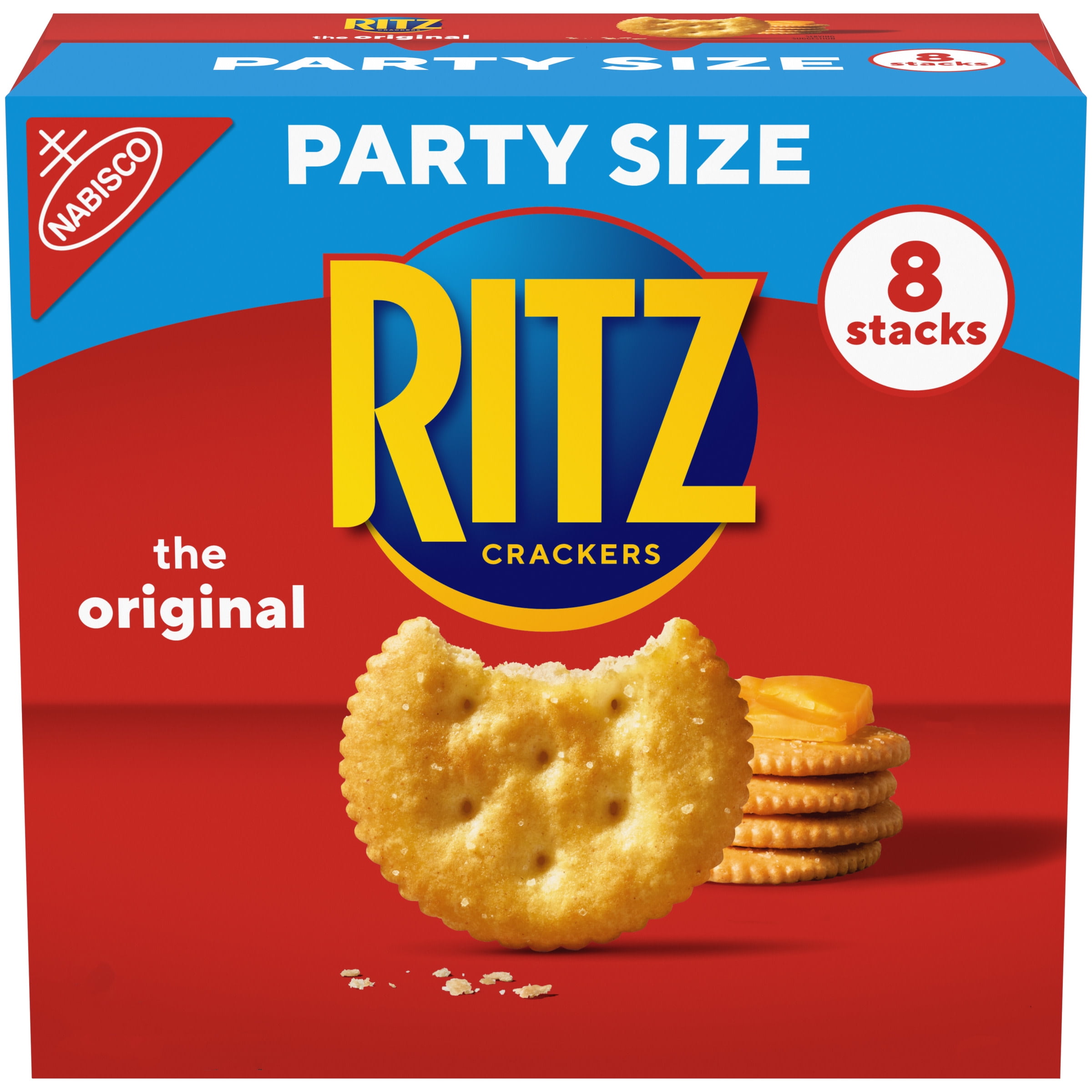 RITZ Original Crackers Party Size 27 4 Oz Walmart ritz-crackers-whole-wheat-15-oz-425-g