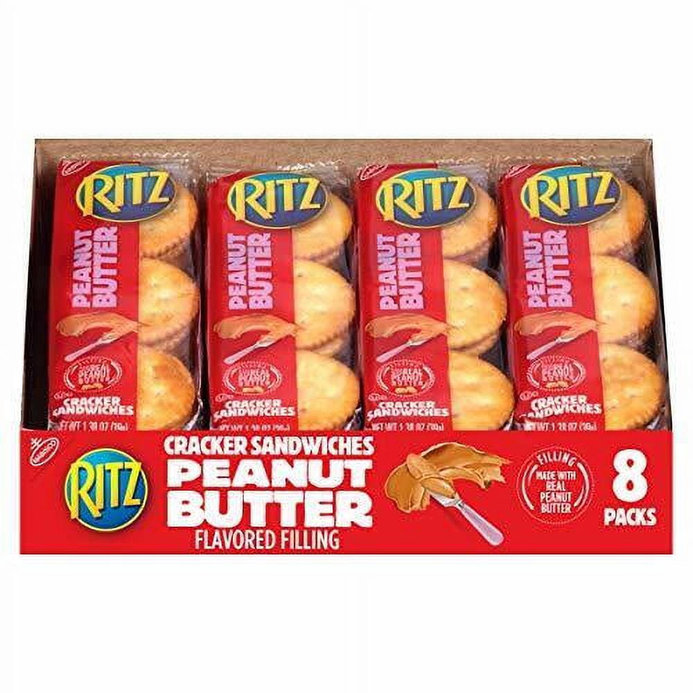 RITZ Peanut Butter Sandwich Crackers 1.38 oz (8Packs)