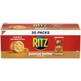 thumbnail image 1 of RITZ Peanut Butter Sandwich Crackers, Lunch Snacks, 30 Snack Packs (4 Crackers Per Pack), 1 of 1
