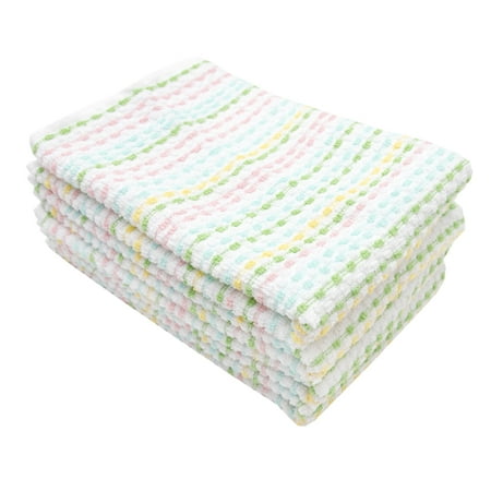RITZ Pebble Cotton Terry Bar Mop Kitchen Towel, 16x18, Set of Four, Spring