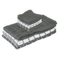 thumbnail image 1 of RITZ 3-Pack Terry Check Kitchen Towel Set and 6-Pack Terry Check Dish Cloth Set, Grey, 1 of 5