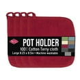 thumbnail image 1 of RITZ Ritz 4-Pack Terry Pot Holder Set, Paprika, 1 of 6