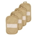 thumbnail image 1 of RITZ Pot Holder Mitz Set, 100% Cotton, 4-Pack, 5.5" x 8.5", Biscotti, 1 of 5