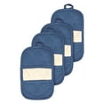 thumbnail image 1 of RITZ Pot Holder Mitz Set, 100% Cotton, 4-Pack, 5.5" x 8.5", Federal Blue, 1 of 5