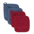 thumbnail image 1 of RITZ Ritz Variety 4-Pack Terry Pot Holder Set, Federal Blue/Paprika, 1 of 5