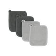 thumbnail image 1 of RITZ Ritz Variety 4-Pack Terry Pot Holder Set, Titanium/Graphite, 1 of 5