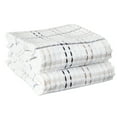 thumbnail image 1 of RITZ Royale Collection 100% Combed Terry Cotton, Oversized Kitchen Towel Set, 2-Pack, Check, Latte, 1 of 6