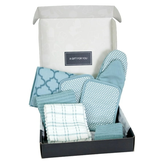 RITZ Royale Majesty Collection, 7-Piece Kitchen Gift Set, Dew