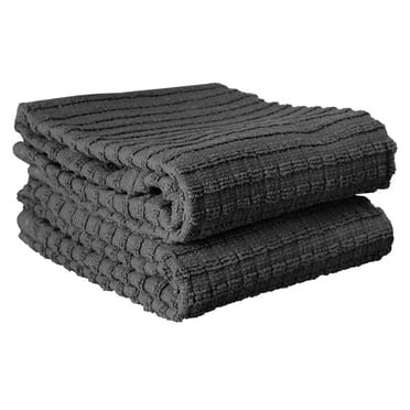 RITZ Royale Solid Kitchen Towels (2-pack), Graphite