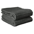 thumbnail image 1 of RITZ Royale Collection 100% Combed Terry Cotton, Oversized Kitchen Towel Set, 2-Pack, Solid, Graphite, 1 of 7