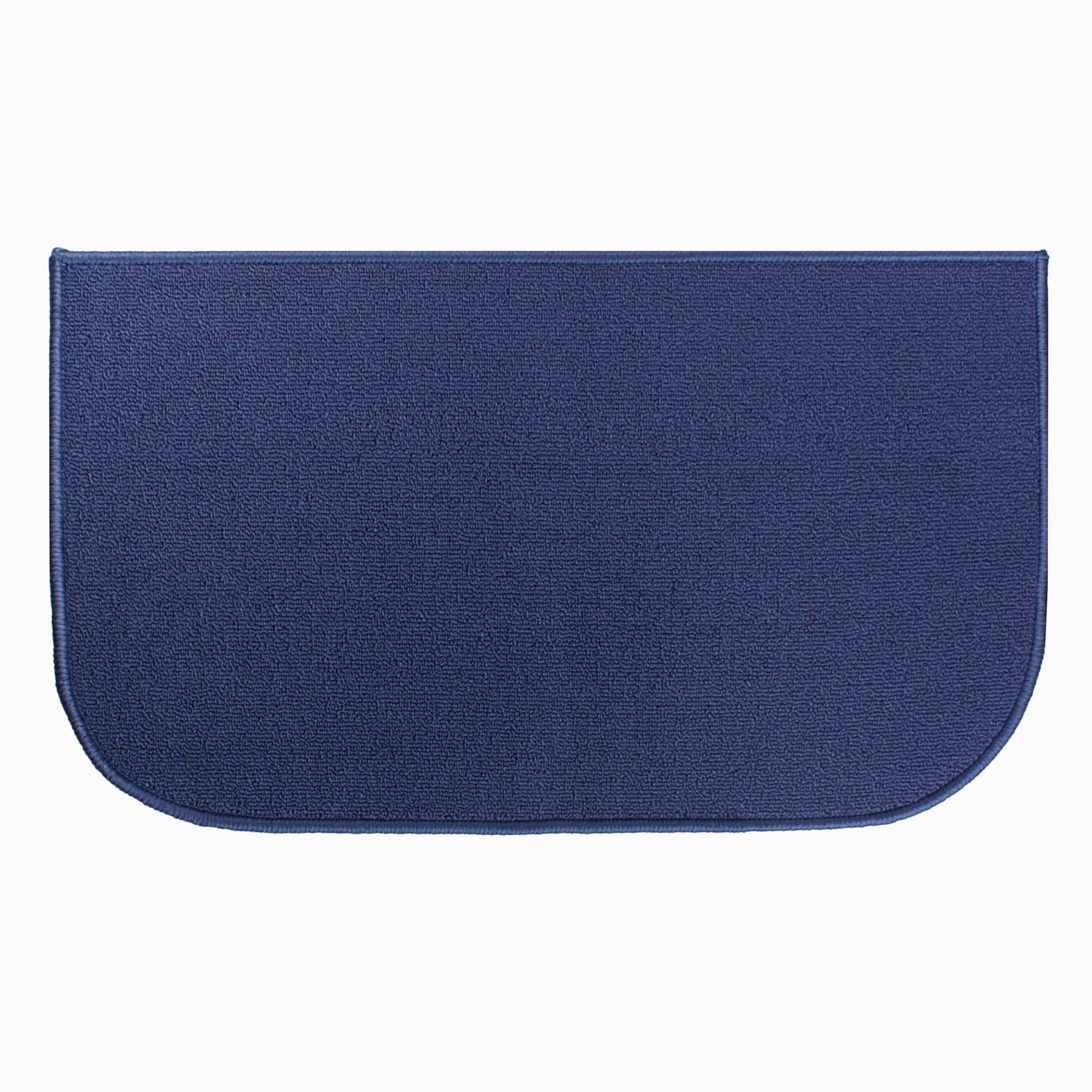 Blue Rectangular Washable Synthetic Accent Rug 18" x 30"
