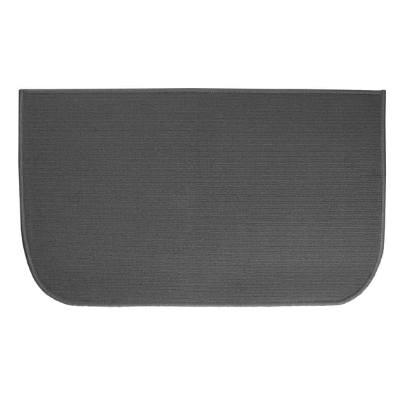 RITZ Solid Accent Rug, 18" x 30", Graphite