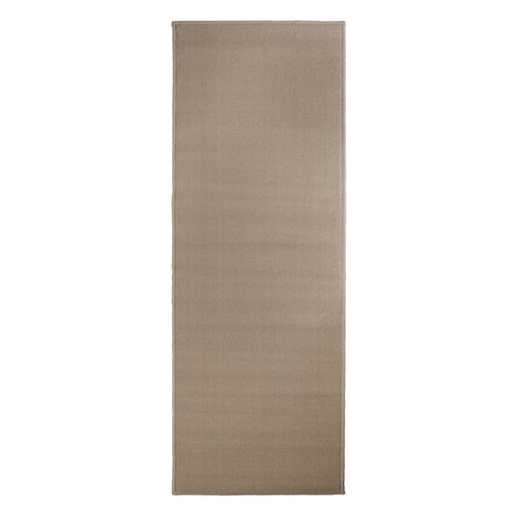 RITZ Solid Rug Runner, 20" x 60", Beige