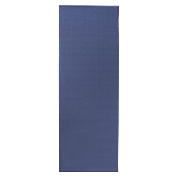 RITZ Solid Rug Runner, 20" x 60", Blue