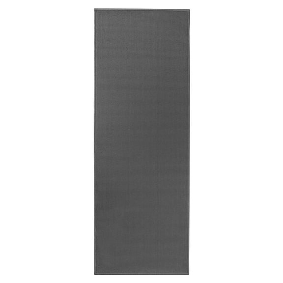 RITZ Solid Rug Runner, 20" x 60", Graphite