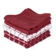 thumbnail image 1 of RITZ Terry Check Dish Cloth, Set of Six, Paprika, 1 of 5