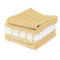thumbnail image 1 of RITZ Terry Check Dish Cloth, Set of Six, Straw, 1 of 5