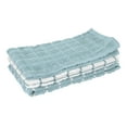 thumbnail image 1 of RITZ Terry Check Kitchen Towel Set, 3-Pack, 15" x 25", Dew, 1 of 6