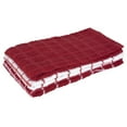 thumbnail image 1 of RITZ Terry Check Kitchen Towel Set, 3-Pack, 15" x 25", Paprika, 1 of 5