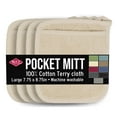 thumbnail image 1 of RITZ Terry Pocket Mitt Set, 4-Pack, Latte, 1 of 6