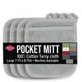 thumbnail image 1 of RITZ Terry Pocket Mitt Set, 4-Pack, Titanium, 1 of 6