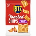 thumbnail image 1 of RITZ Toasted Chips Roasted Garlic Crackers, Party Snacks, 8.1 oz, 1 of 1