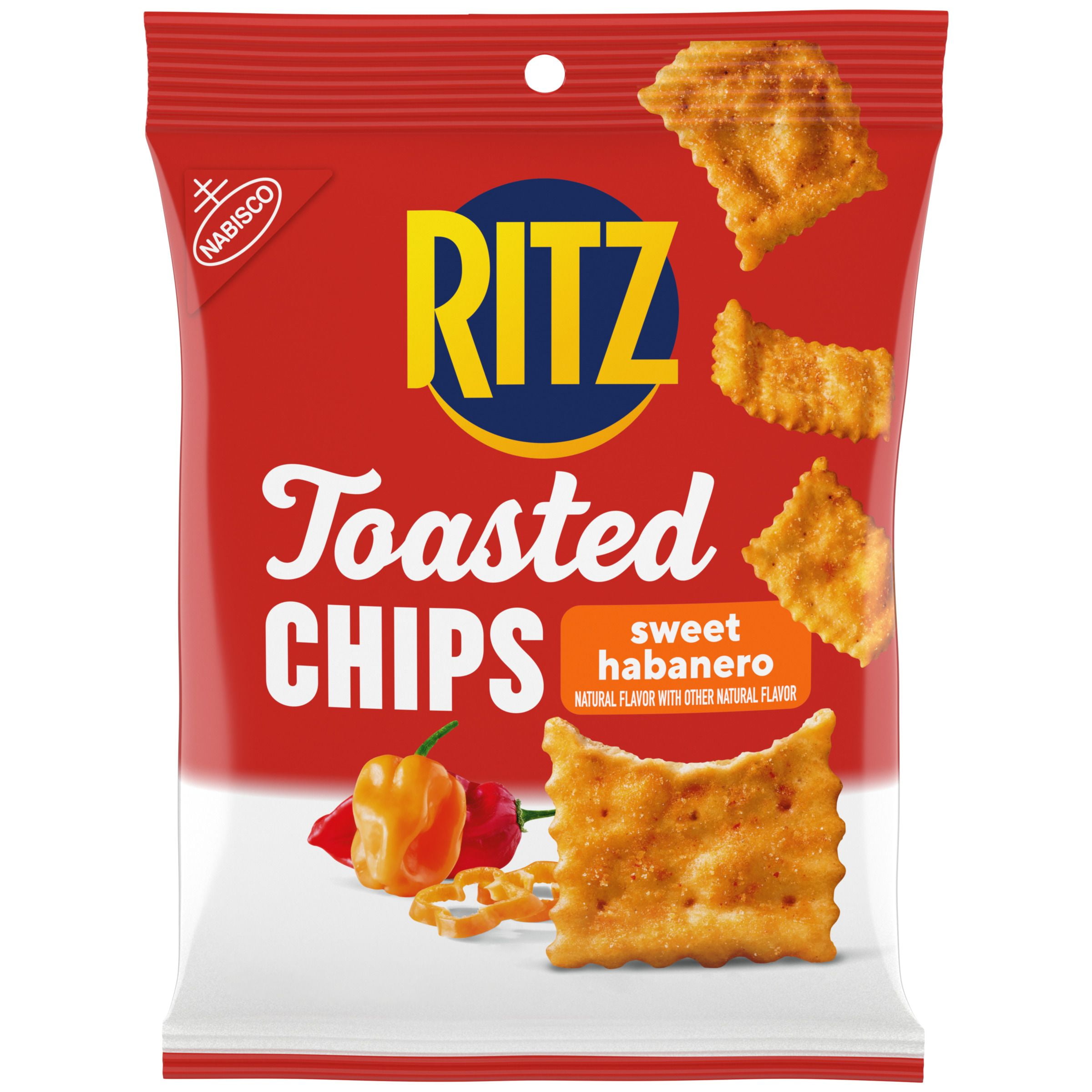 NABISCO RITZ TOASTED CHIPS SWEET HABANERO CRACKERS 2.5 OZ